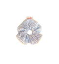 藍白條紋包邊髮圈  Blue-White Striped Trimmed Scrunchie