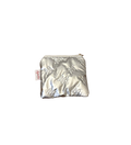 亮面銀蝴蝶結小物袋 Shiny Silver Bow  Zipper Pouch