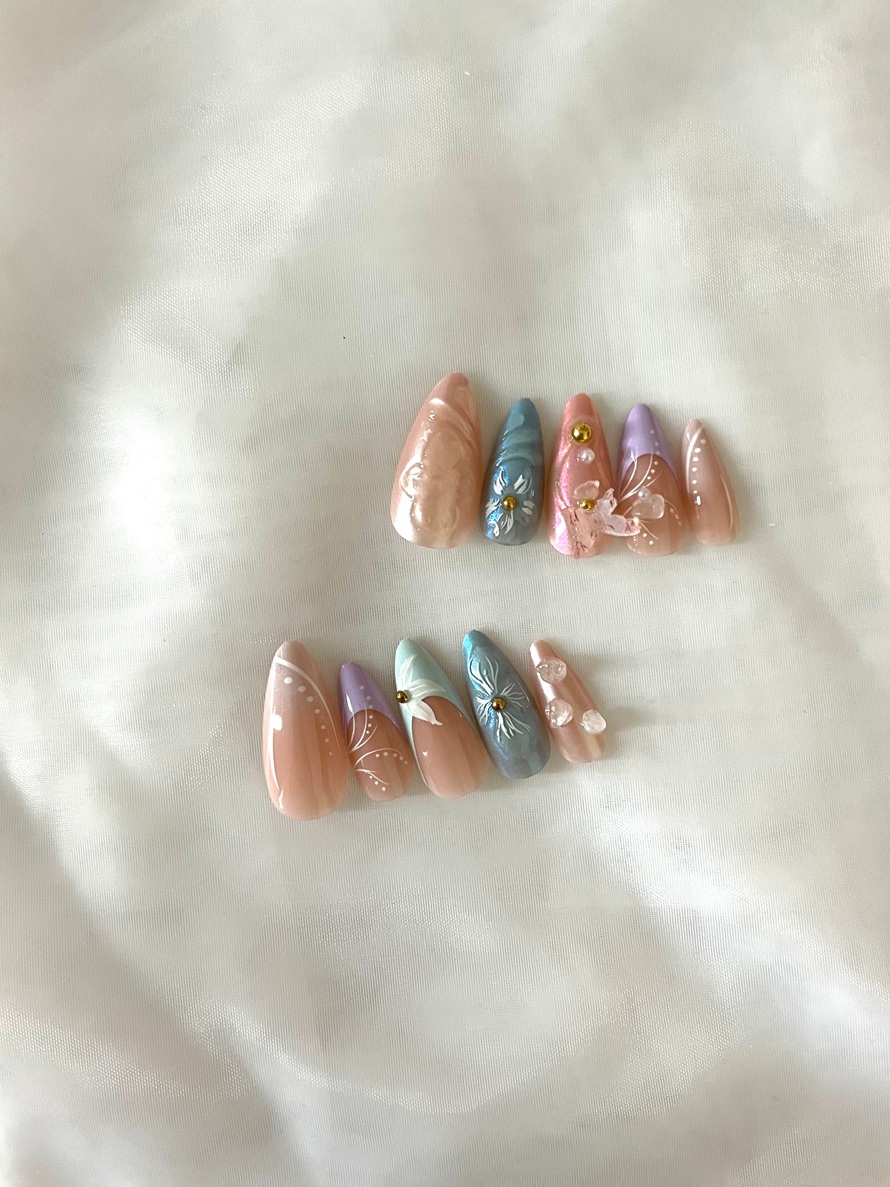 Floral Fantasy Nails